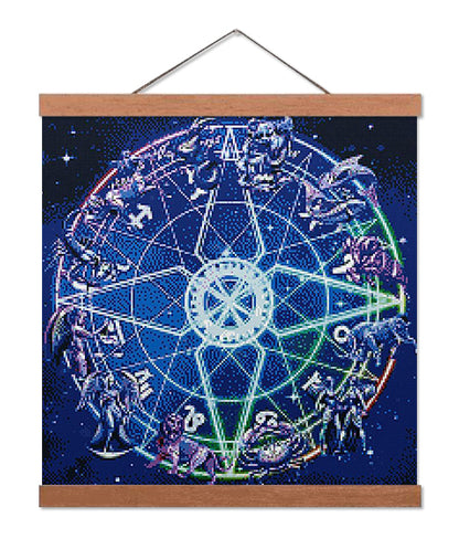 Horoscope Mandala - Premium Diamond Painting Kit