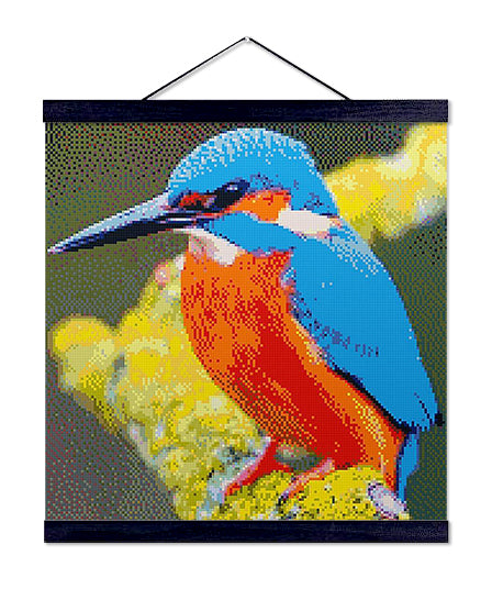 Kingfisher Bird - Premium Diamond Painting Kit