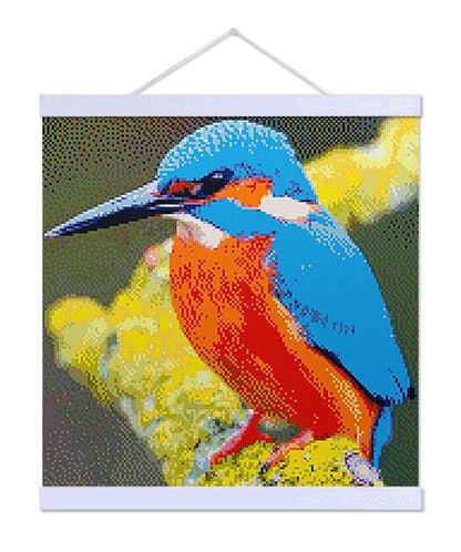 Kingfisher Bird - Premium Diamond Painting Kit