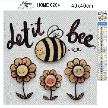 Let it Bee - Premium Diamond Painting Kit