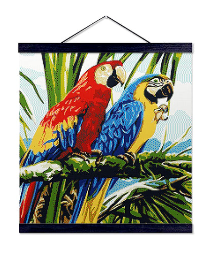 Macaw Birds - Premium Diamond Painting Kit