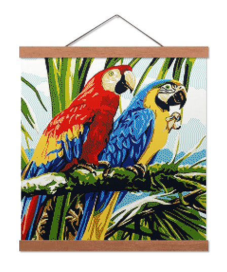 Macaw Birds - Premium Diamond Painting Kit