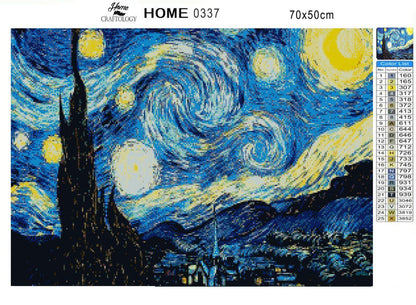 Starry Night - Premium Diamond Painting Kit