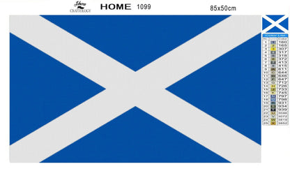 Scotland Flag - Premium Diamond Painting Kit