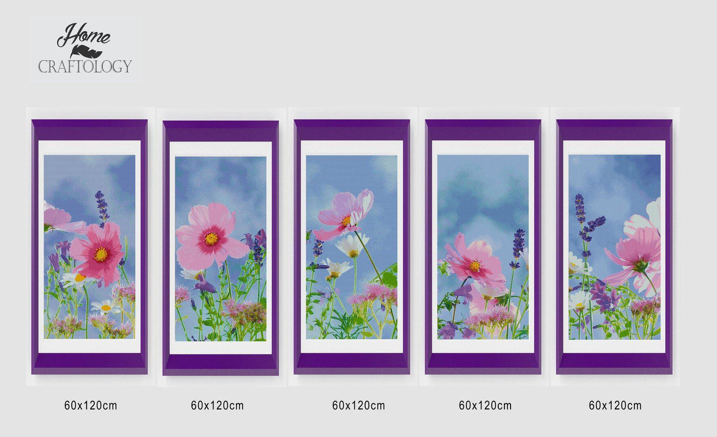 Wild Flowers Panel - Diamond Painting Panels