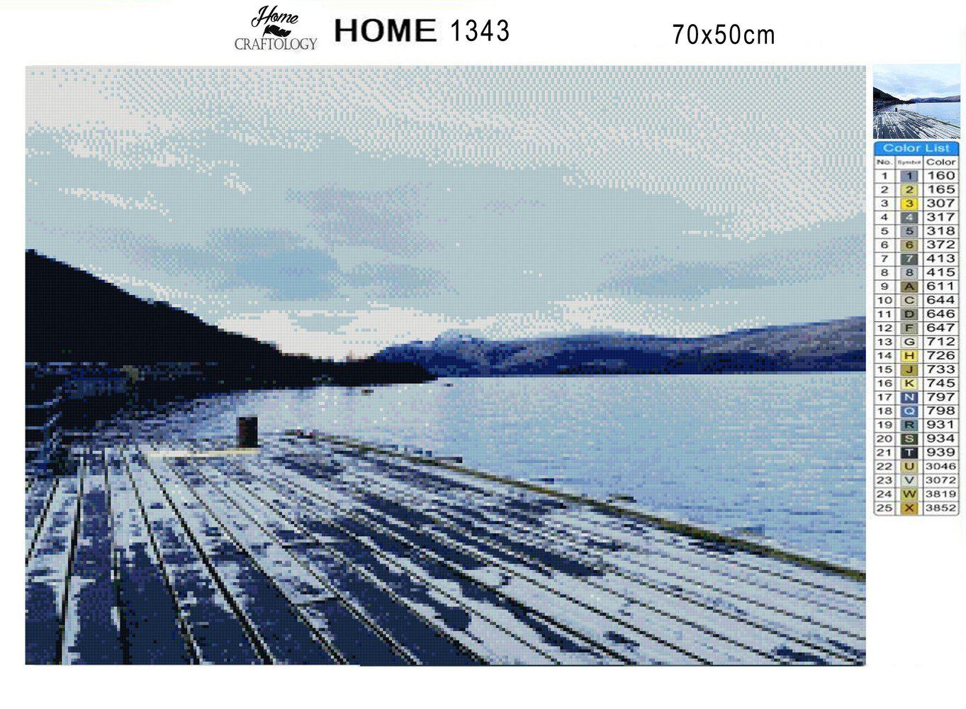 Dock at Loch Lomond - Premium Diamond Painting Kit