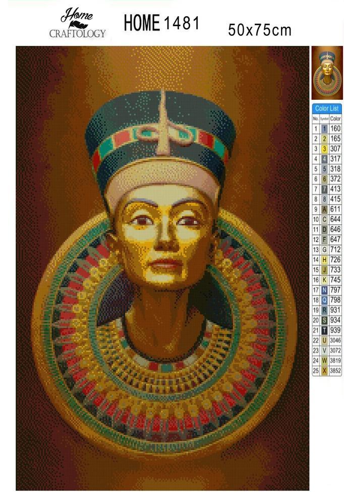 Queen Nefertiti - Premium Diamond Painting Kit