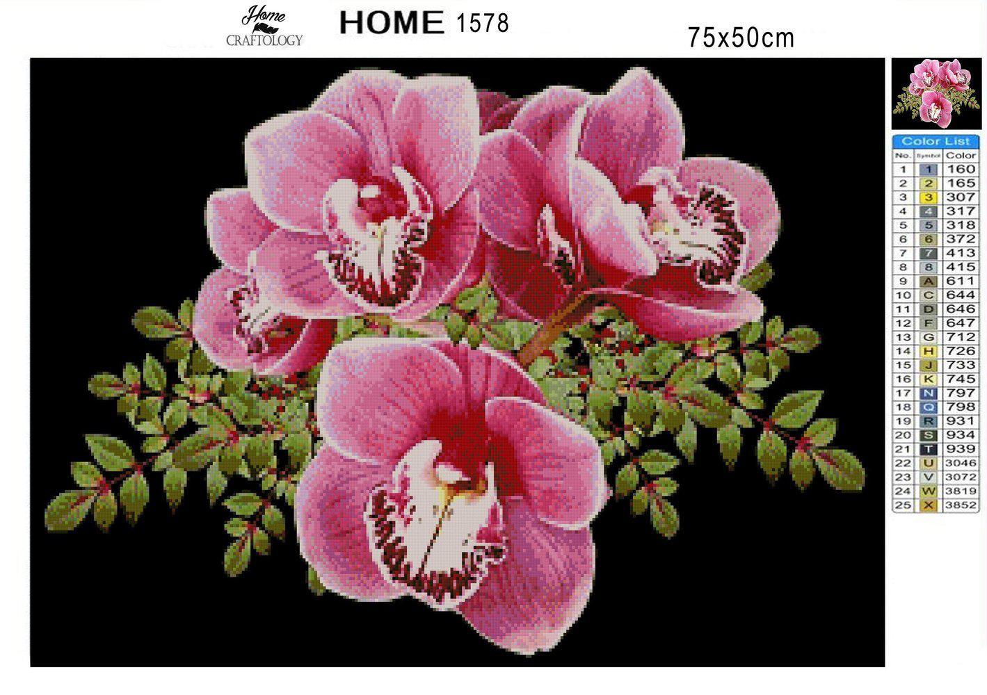 Flowers Bundle - Premium Diamond Painting Kit