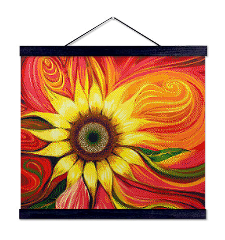 Colorful Sunflower - Exclusive Premium Diamond Painting Kit