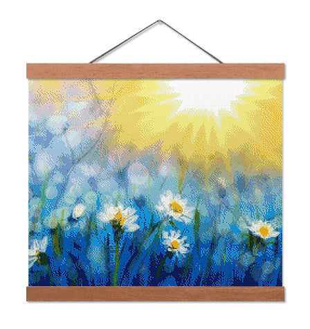 Daisies in the Sun - Exclusive Premium Diamond Painting Kit