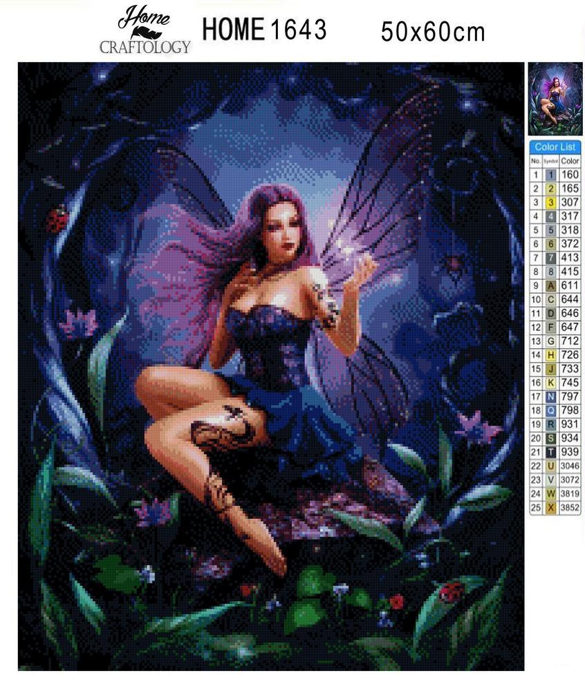 Dark Fairy - Exclusive Premium Diamond Painting Kit