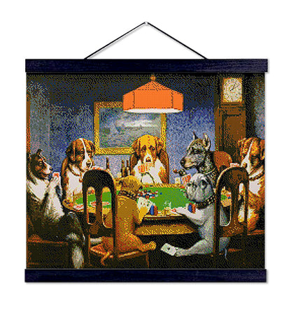 Dogs Playing Poker - Exclusive Premium Diamond Painting Kit