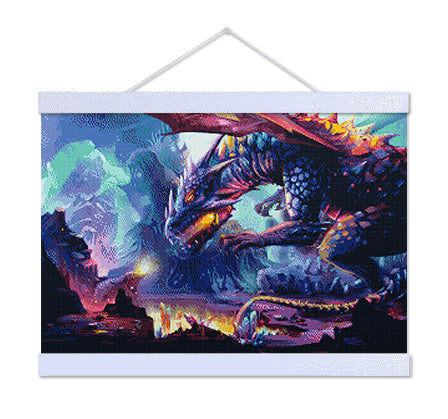 Dragon with Crystals - Exclusive Premium Diamond Painting Kit