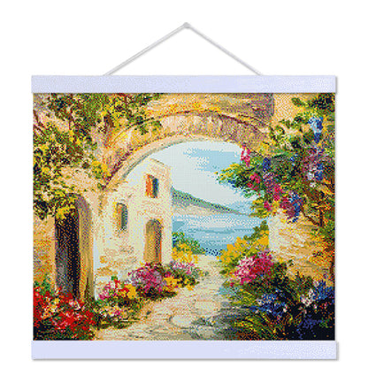 Flowers by the Sea - Exclusive Premium Diamond Painting Kit