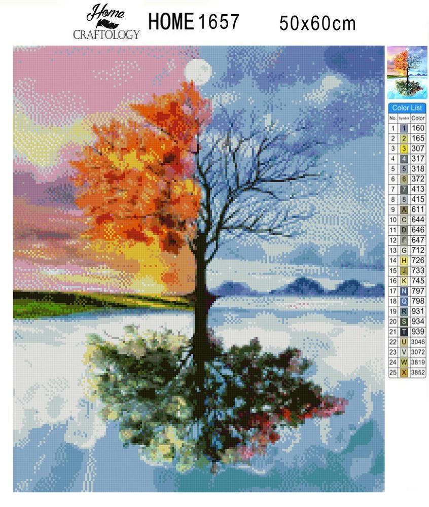 Four Seasons - Exclusive Premium Diamond Painting Kit