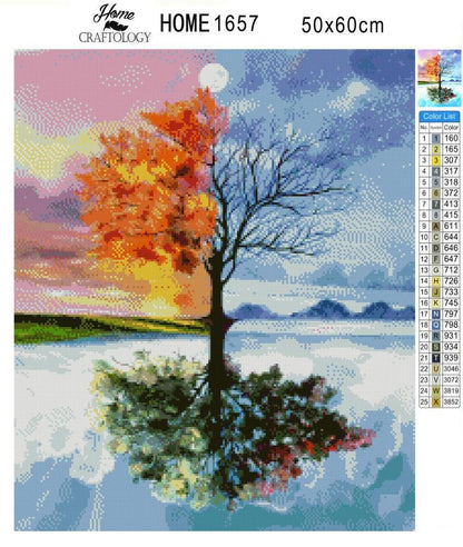 Four Seasons - Exclusive Premium Diamond Painting Kit