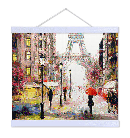 Paris in the Rain - Exclusive Premium Diamond Painting Kit