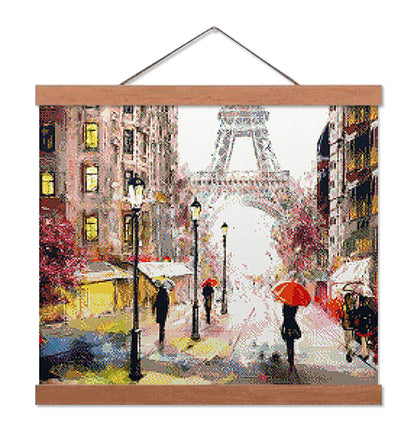 Paris in the Rain - Exclusive Premium Diamond Painting Kit