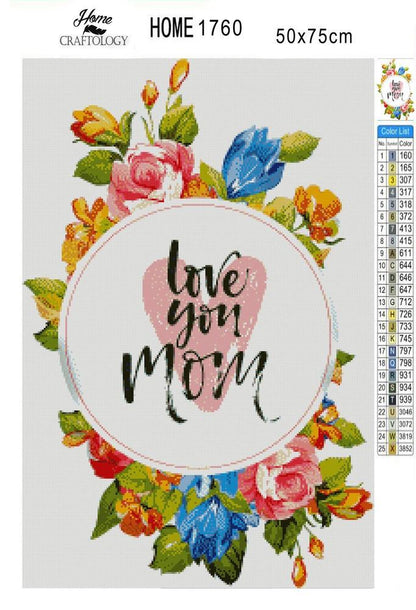 Love For Mom - Premium Diamond Painting Kit