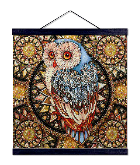 Owl Mandala - Exclusive Premium Diamond Painting Kit