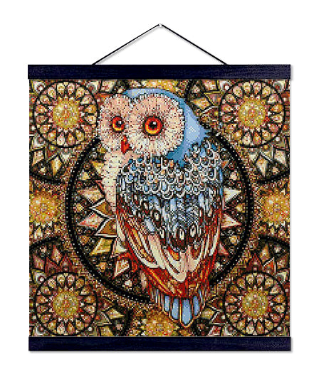 Owl Mandala - Premium Diamond Painting Kit