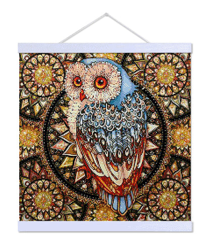 Owl Mandala - Exclusive Premium Diamond Painting Kit