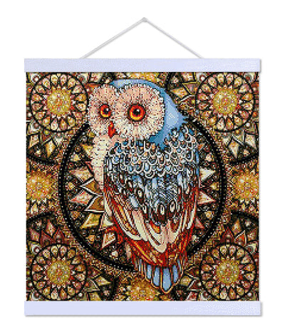 Owl Mandala - Premium Diamond Painting Kit
