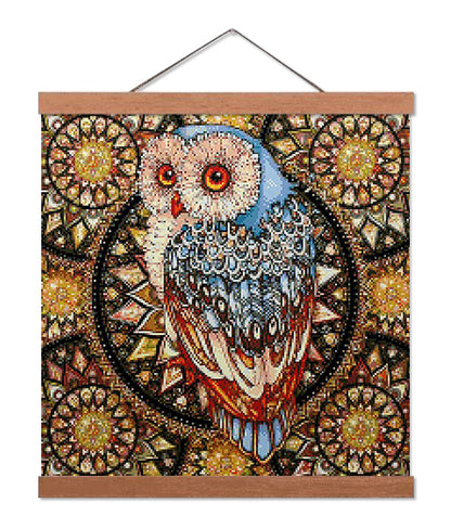 Owl Mandala - Exclusive Premium Diamond Painting Kit