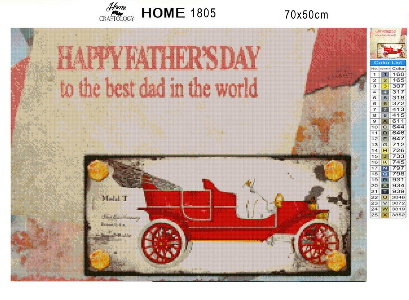 Dad's Postcard - Premium Diamond Painting Kit