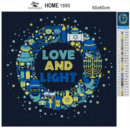 Love and Light - Premium Diamond Painting Kit