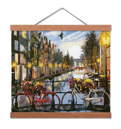 Amsterdam Canals - Premium Diamond Painting Kit