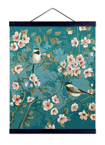 Birds and Blossoms - Premium Diamond Painting Kit