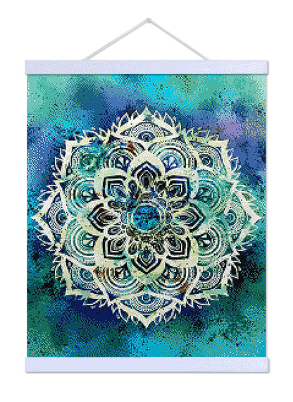 Blue and Green Mandala - Exclusive Premium Diamond Painting Kit