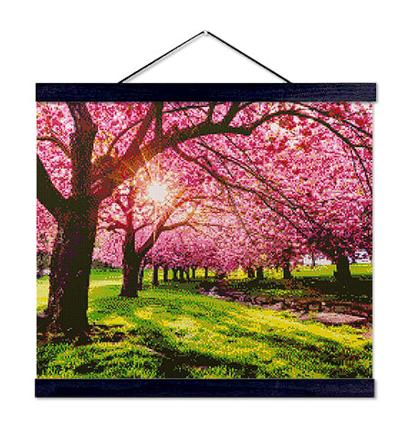 Cherry Blossom Glade - Premium Diamond Painting Kit