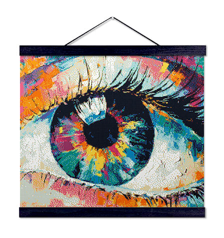 Colorful Eye - Exclusive Premium Diamond Painting Kit