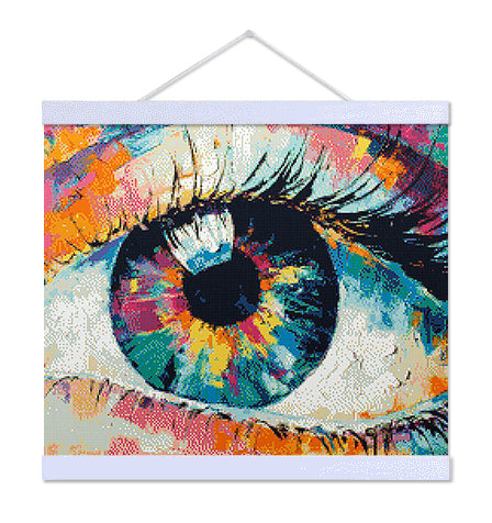 Colorful Eye - Exclusive Premium Diamond Painting Kit