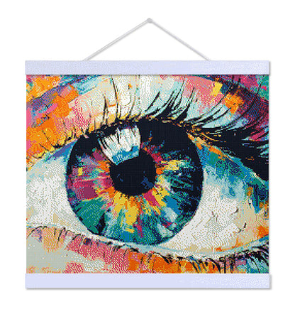 Colorful Eye - Exclusive Premium Diamond Painting Kit