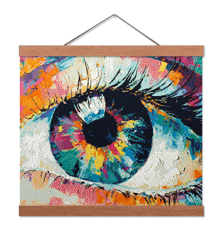 Colorful Eye - Premium Diamond Painting Kit