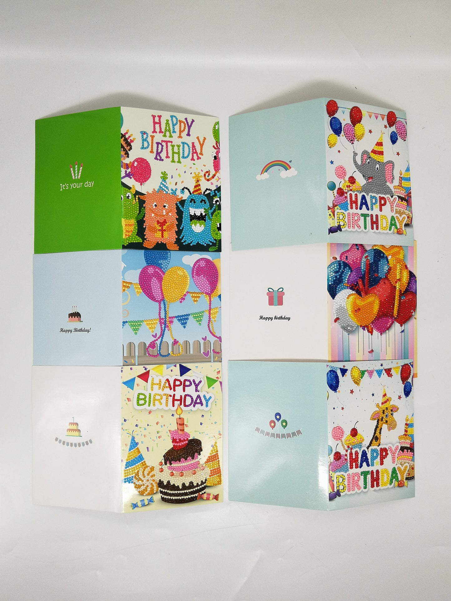 Set of 6 Birthday Greeting Cards