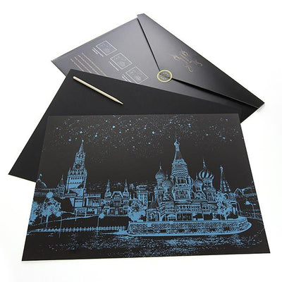 Moscow, Russia - Scratch Painting Kit