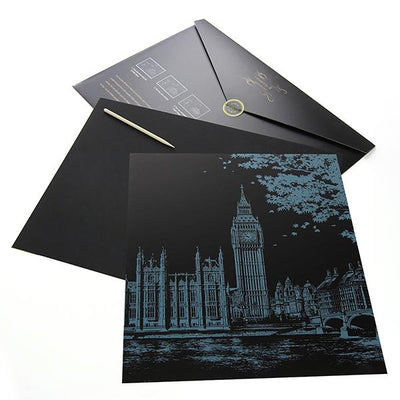 Big Ben, UK - Scratch Painting Kit