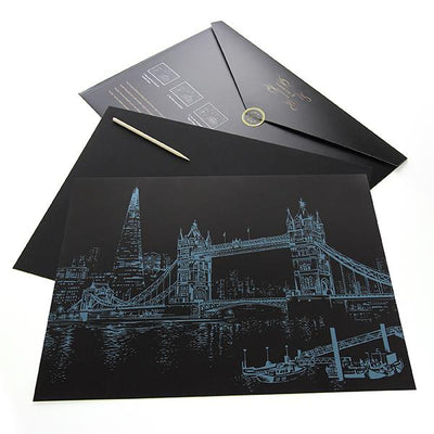 London Bridge, UK - Scratch Painting Kit