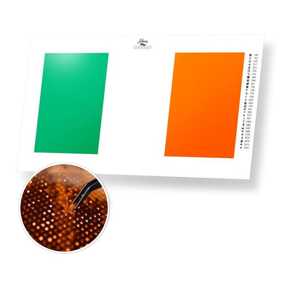 Ireland Flag - Diamond Painting Kit - Home Craftology