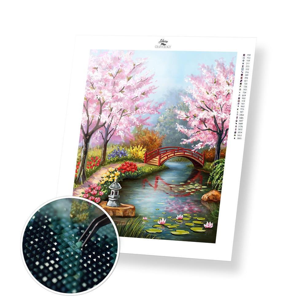 Japanese Garden - Premium Diamond Painting Kit