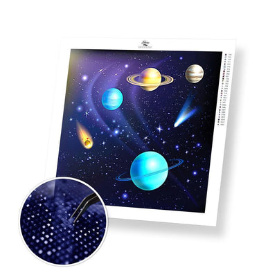 Last 4 Planets - Premium Diamond Painting Kit