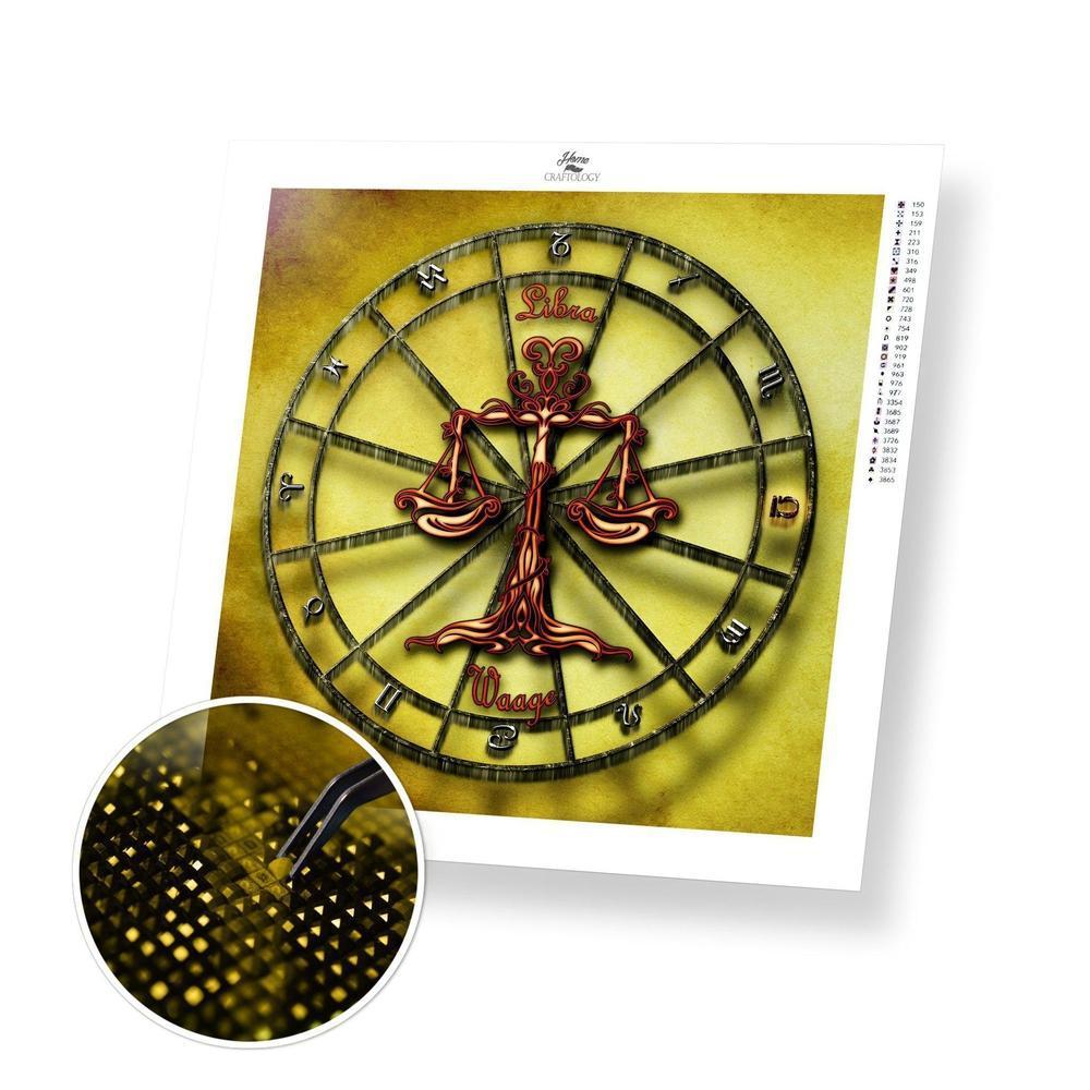 Libra Horoscope - Diamond Painting Kit - Home Craftology