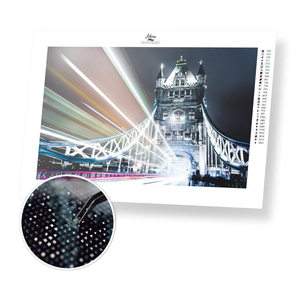 Lights on London Bridge - Diamond Painting Kit - Home Craftology