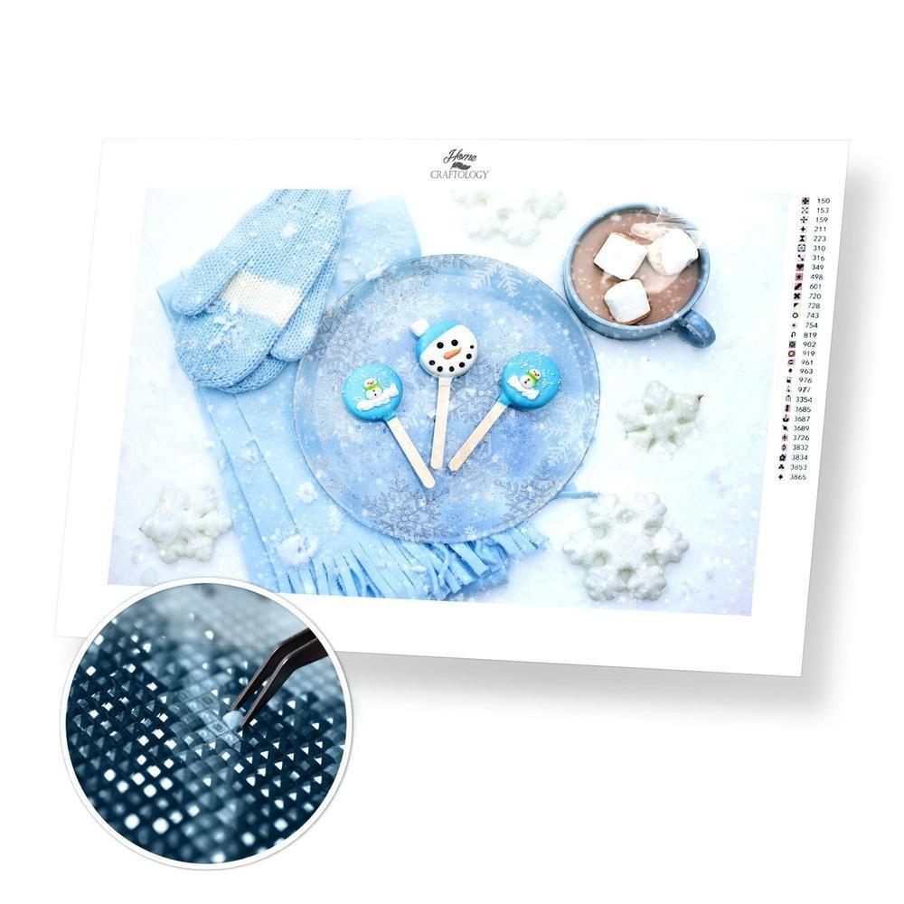 Lollipops and Hot Chocolate - Diamond Painting Kit - Home Craftology