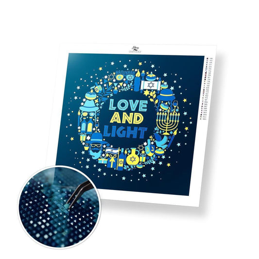 Love and Light - Premium Diamond Painting Kit