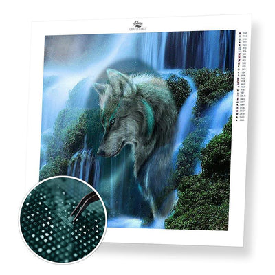 Majestic Wolf - Diamond Painting Kit - Home Craftology